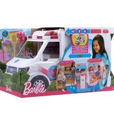 Barbie Κινητό Ιατρείο – Ασθενοφόρο 3+ Ετών Mattel