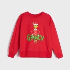 Χριστουγεννιάτικο Φούτερ Γυναικείο Grinch Κόκκινο