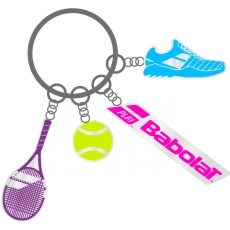 Μπρελόκ Τένις Babolat Charms Key Ring