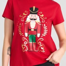 Χριστουγεννιάτικο T-Shirt Καρυοθράυστης Κόκκινο