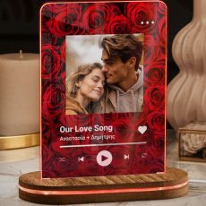 Προσωποποιημένο Φωτιστικό Led με Σχέδιο Roses Of Love