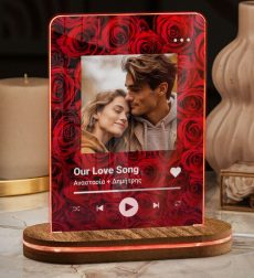 Προσωποποιημένο Φωτιστικό Led με Σχέδιο Roses Of Love