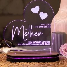 Φωτιστικό Led Προσωποποιημένο για μαμά Mother Sunshine