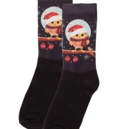 Κάλτσες Χριστουγεννιάτικες Γυναικείες Christmas Owl