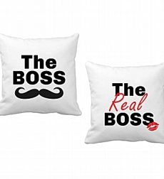 Διακοσμητικά μαξιλάρια The Boss The Real Boss 2τεμ