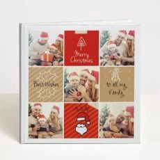 Χριστουγεννιάτικο Photobook για Οικογένεια Happy Xmas