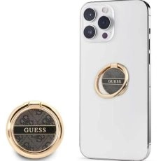 Ring Holder Guess για Smartphone 4G σε Ροζ Χρυσό