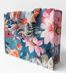 Χειροποίητη Τσάντα χειρός Scrunchie Twist it Φλοράλ