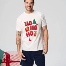 Χριστουγεννιάτικες Ανδρικές πιτζάμες Ho Ho Ho