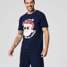 Χριστουγεννιάτικες Ανδρικές πιτζάμες Santa Cookies