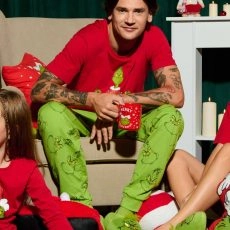 Χριστουγεννιάτικες Ανδρικές πιτζάμες Merry Grinchmas