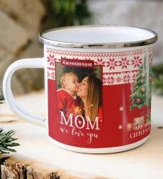 Κούπα Χριστουγεννιάτικη Προσωποποιημένη Mom we Love You