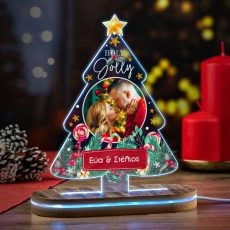 Χριστουγεννιάτικο Δεντράκι Φωτιστικό LED Holy Jolly