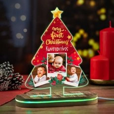 Χριστουγεννιάτικο Δεντράκι Φωτιστικό LED My First Christmas