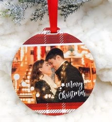 Ξύλινο Χριστουγεννιάτικο Στολίδι Merry Christmas