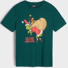 Χριστουγεννιάτικο Τ-Shirt Ανδρικό Grinch Πράσινο