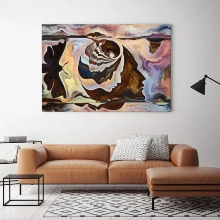 Πινακας σε καμβά ABSTRACT FACES