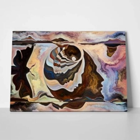 Πινακας σε καμβά ABSTRACT FACES - Πινακες σε καμβα Sticky 1