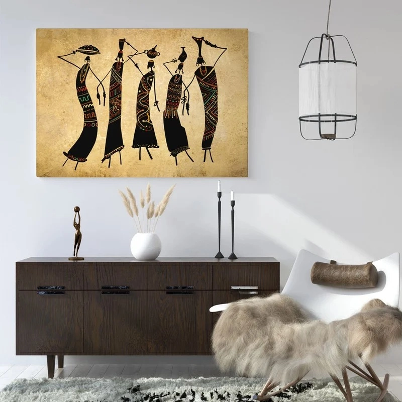 Πινακας σε καμβά AFRICAN FIGURES