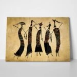 Πινακας σε καμβά AFRICAN FIGURES