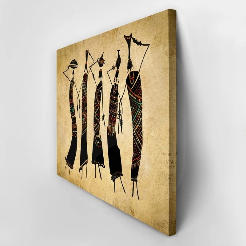 Πινακας σε καμβά AFRICAN FIGURES