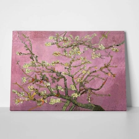 Πινακας σε καμβά VAN GOGH - ALMOND BLOSSOM PINK - Vincent Van Gogh Sticky 1