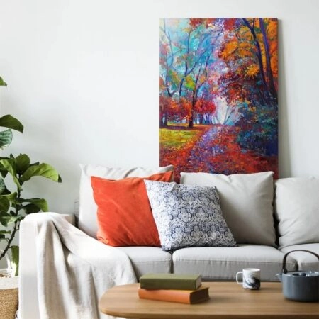 Πινακας σε καμβά AUTUMN LANDSCAPE PAINTING