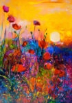 Πινακας σε καμβά COLORFUL POPPIES