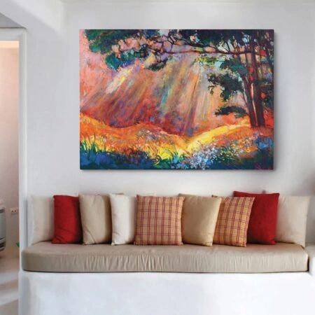 Πινακας σε καμβά COLOURFUL SPRING - Εργα Τεχνης