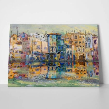 Πινακας σε καμβά COLOUR CITY - Αμστερνταμ Sticky 1