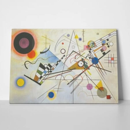 Πινακας σε καμβά KANDINSKY - COMPOSITION No8 - Wassily Kandinsky Sticky 1