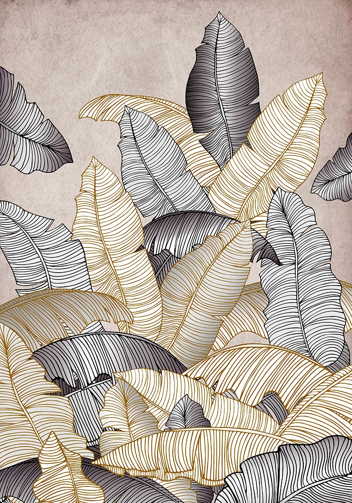 Πινακας σε καμβά EXOTIC BANANA LEAVES