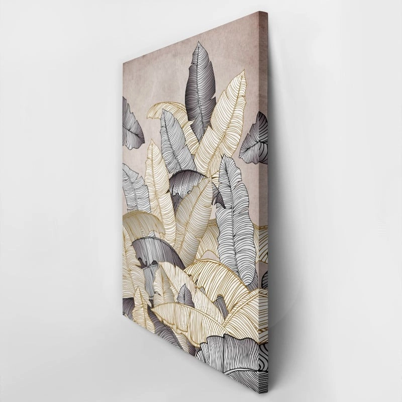 Πινακας σε καμβά EXOTIC BANANA LEAVES