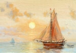 Πινακας σε καμβά FISHERMAN'S BOAT