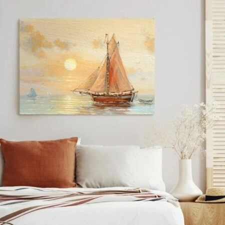 Πινακας σε καμβά FISHERMAN'S BOAT