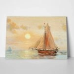 Πινακας σε καμβά FISHERMAN'S BOAT