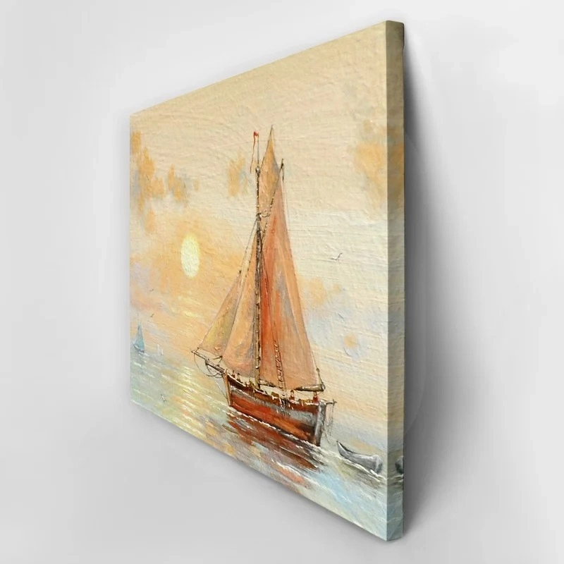 Πινακας σε καμβά FISHERMAN'S BOAT