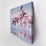 Πινακας σε καμβά FLAMINGOS