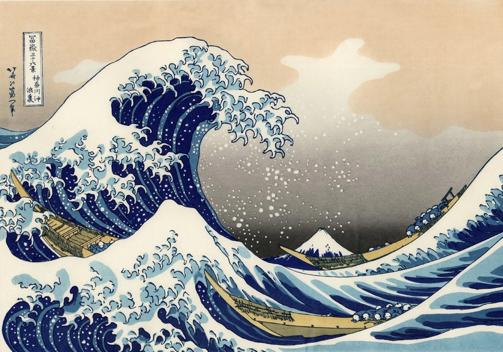 Πινακας σε καμβά HOKUSAI - GREAT WAVE