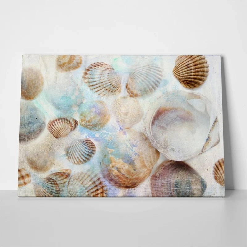 Πινακας σε καμβά GRUNGE SHELLS