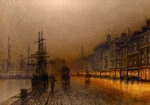 Πινακας σε καμβά JOHN ATKINSON - GREENOCK DOCK