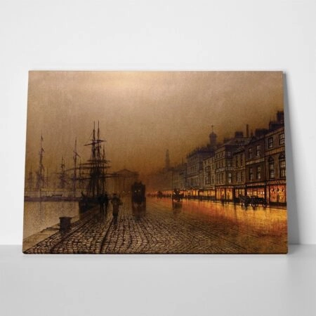 Πινακας σε καμβά JOHN ATKINSON - GREENOCK DOCK - John Atkinson Sticky 1