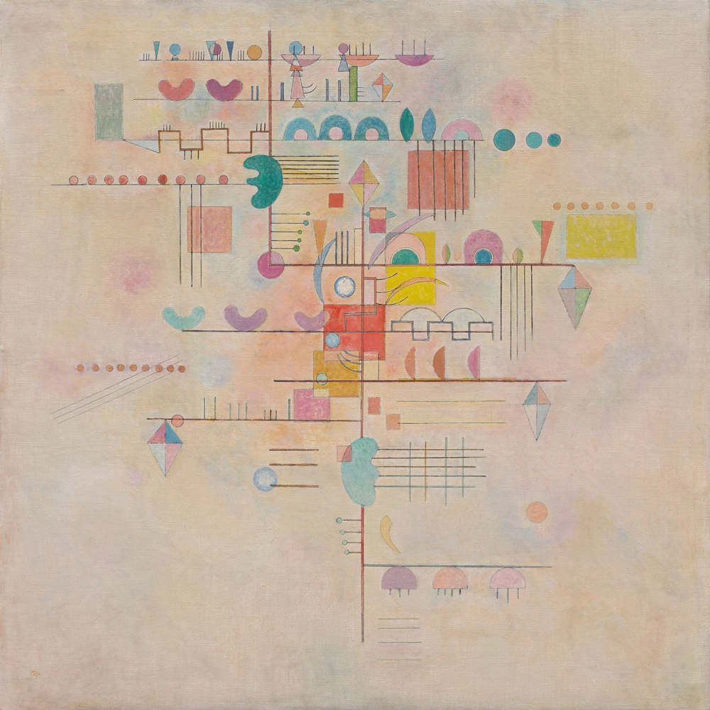 Πίνακας σε καμβά KANDINSKY - GENTLE ASCENT