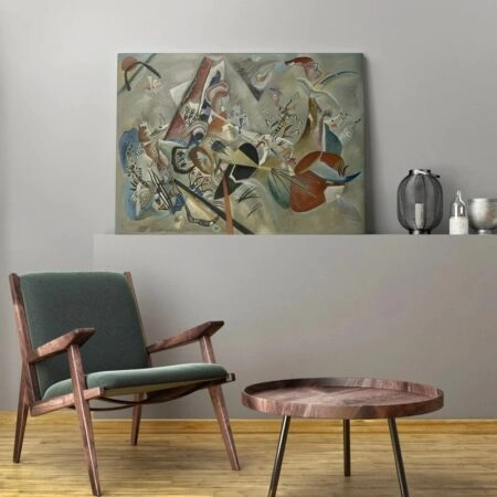Πίνακας σε καμβά KANDINSKY - IN GREY