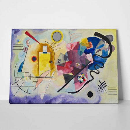 Πινακας σε καμβά KANDINSKY - JAUNE ROUGE BLEU - Wassily Kandinsky Sticky 1