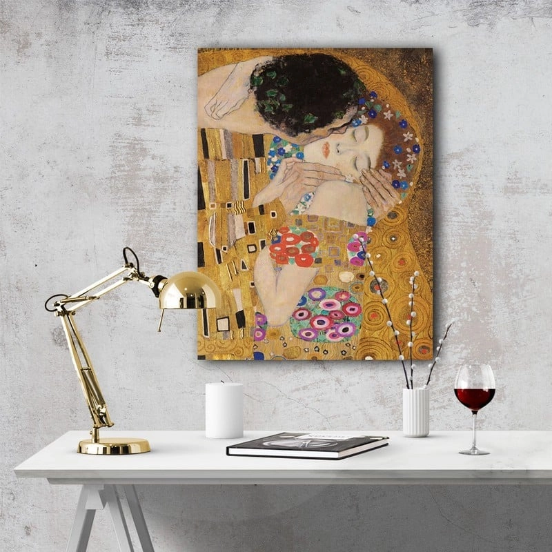 Πινακας σε καμβά KLIMT - KISS (DETAIL)
