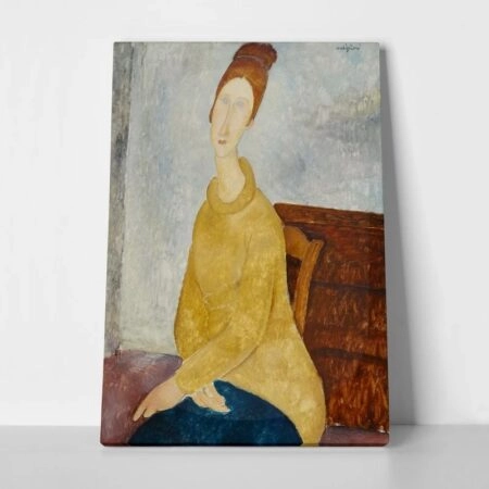 Πινακας σε καμβά MODIGLIANI JAUNE - LE SWEATER - Modigliani Amedeo
