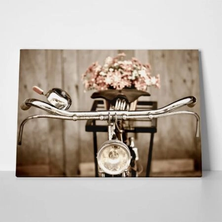 Πινακας σε καμβά LOVE BIKE - Ποδηλατα Sticky 1