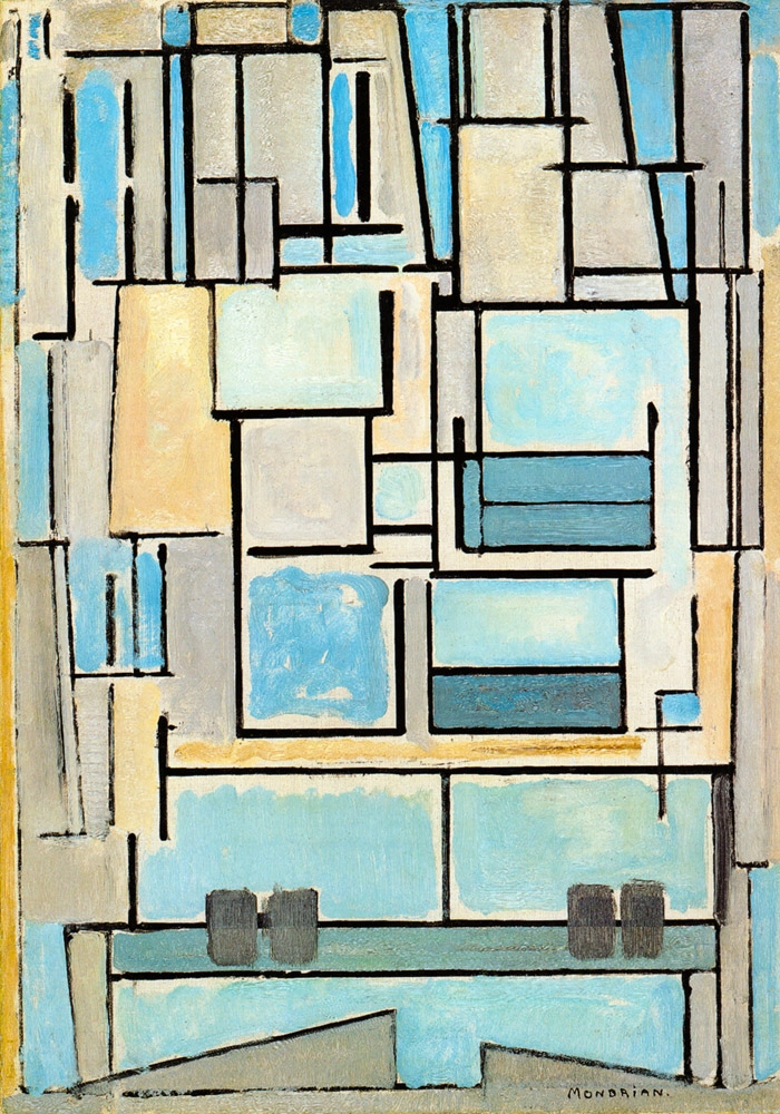 Πινακας σε καμβά MONDRIAN - COMPOSITION NO VI