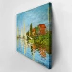 Πινακας σε καμβά MONET - REGATTA AT ARGENTEUIL
